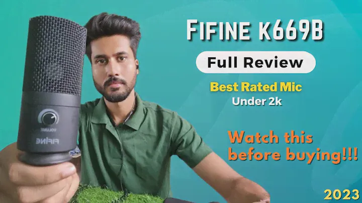 Fifine k669B USB Condenser microphone best mic under 2000? In depth review | Still worth in 2023?