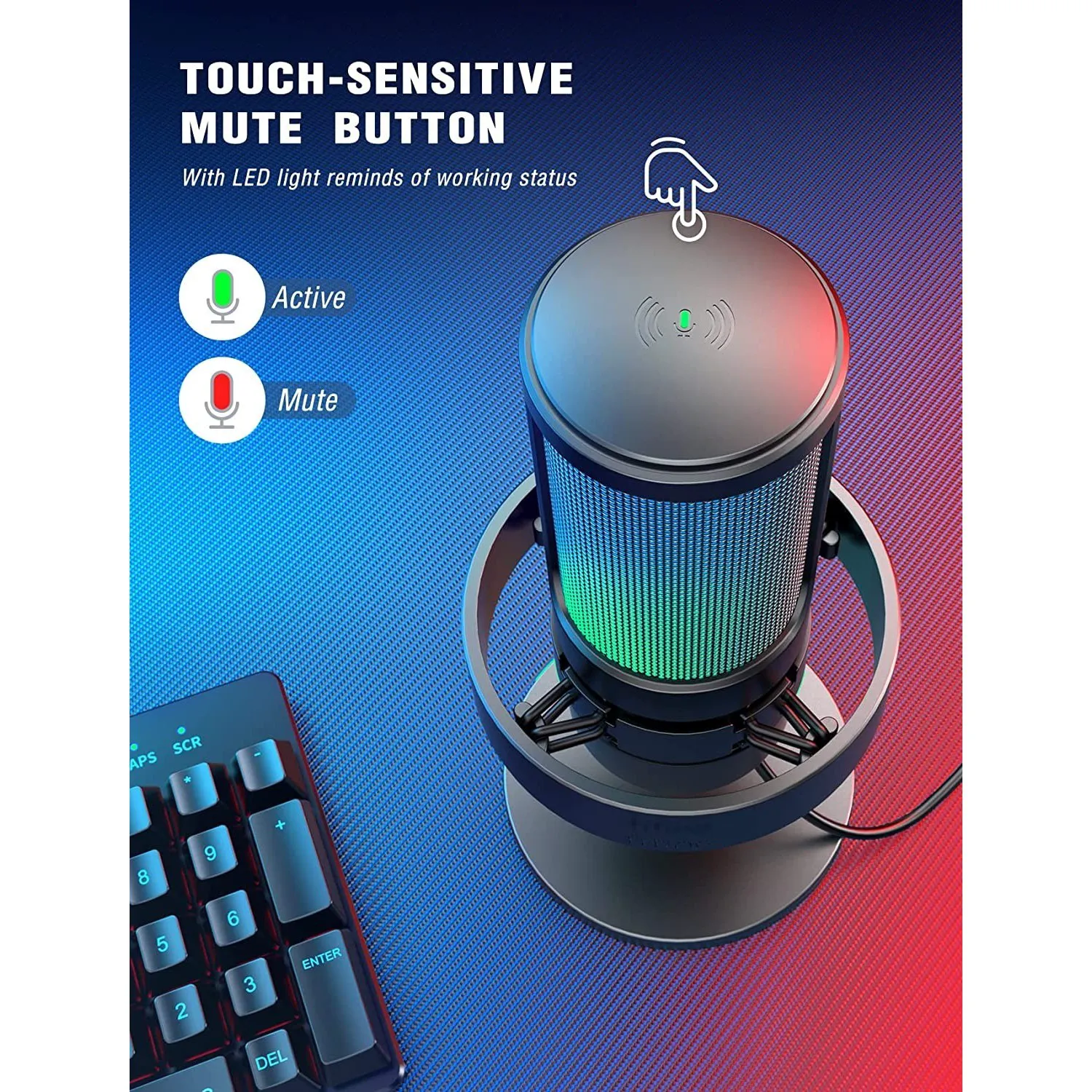 FIFINE AmpliGame A8 (белый) микрофоны-1