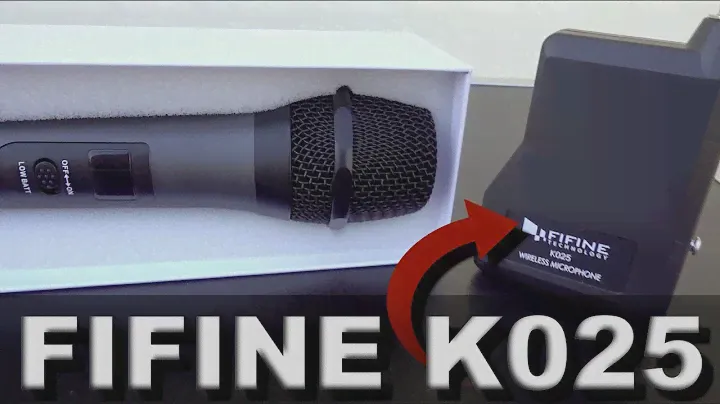 A DJ Wireless Microphone That Will IMPRESS You For $30!!! Fifine K025 Review