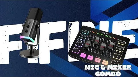 FiFine AM8 & SC3 Gaming mixer (KS5 ) Best Budget Gaming and podcast combo? #rode #samson #shotgunmic