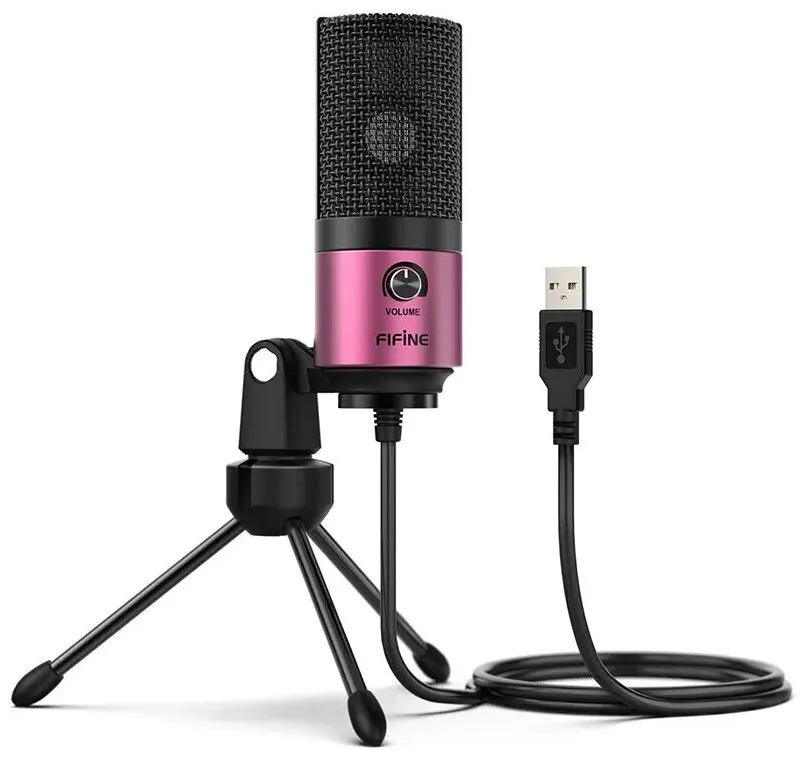 FIFINE Конденсаторный USB микрофон Fifine K669, черный микрофоны-2