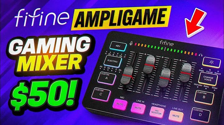 Fifine Ampligame Gaming MIxer Review