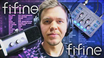 ПОЛНЫЙ КОМПЛЕКТ ДЛЯ СТРИМИНГА / FIFINE AM8, SC3, BM88, H9