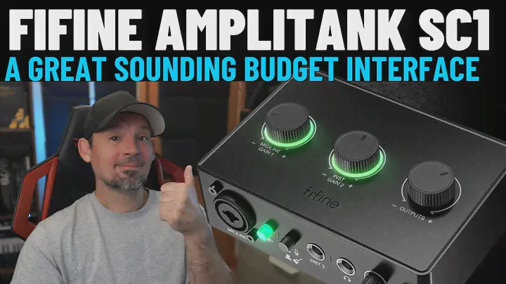 Fifine Amplitank SC1 Audio Interface | I am Impressed | Shure Sm7B | LS208