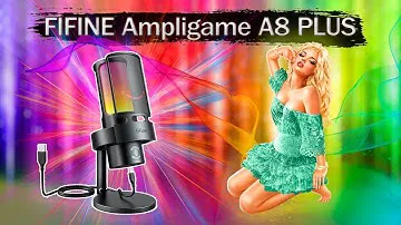 USB микрофон FIFINE Ampligame A8 PLUS с RGB - распаковка, обзор и тесты