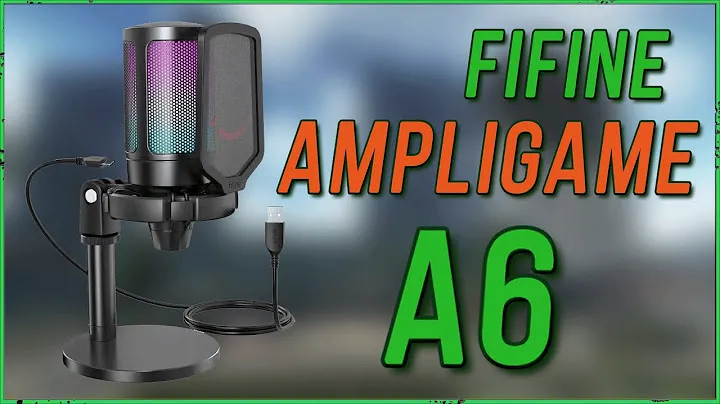 Fifine Ampligame A6 отличный бюджетный USB микрофон с RGB!