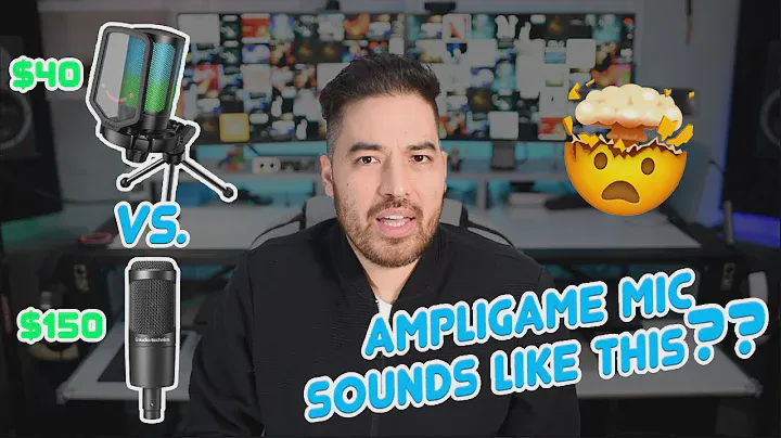 Fifine AmpliGame Mic Review + $40 AmpliGame vs $150 Audio-Technica AT2035 sound quality comparison