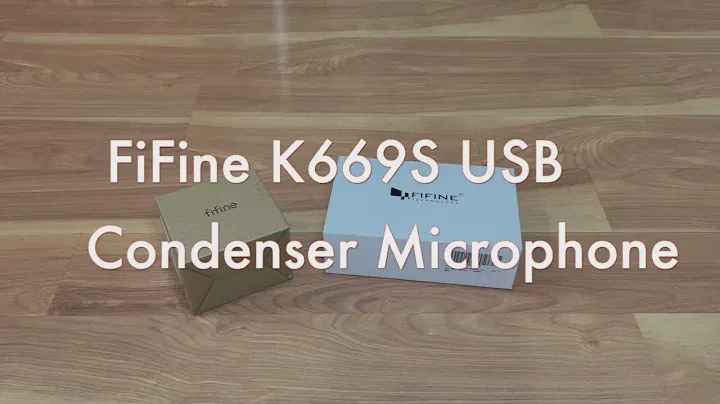 FiFine K669S USB Cardioid Condenser Microphone & Pop Filter