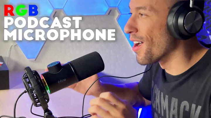 FIFINE K658 Dynamic Podcast RGB Microphone