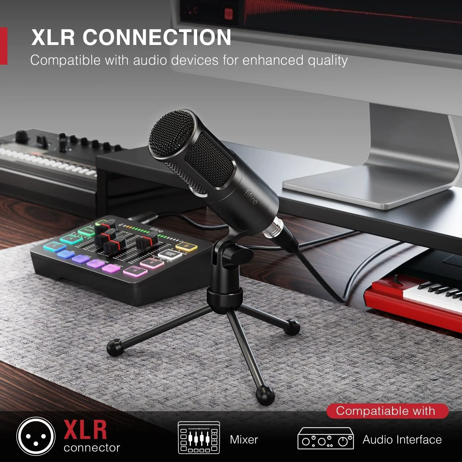 FIFINE K669D XLR микрофоны-4