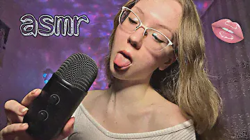асмр 👅 ЛИКИНГ микрофона + ЗВУКИ РТА 💋 asmr liking + mouth sounds